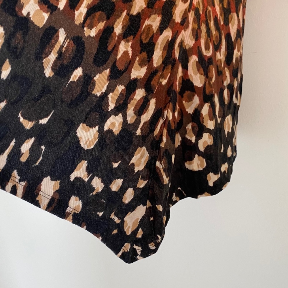 Ruby Rd. Orange Gradient Leopard Print Tunic Embe… - image 4